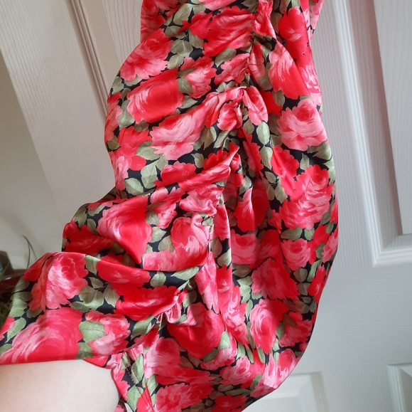 MADELINE Red Black Roses Mini Dress 🍋 For Love and Lemons x VS ❤️ RARE - Picture 9 of 14